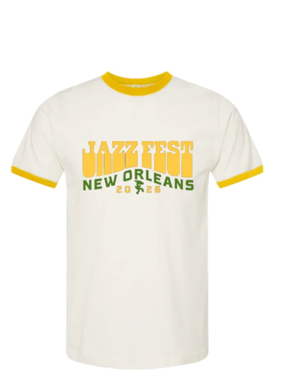 Jazz Fest 2026 YELLOW RINGER T-SHIRT - 2XL